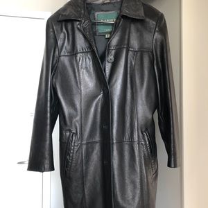 Vintage Danier Black leather jacket